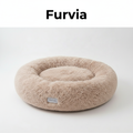 Oatmeal Calming Donut Pet Bed