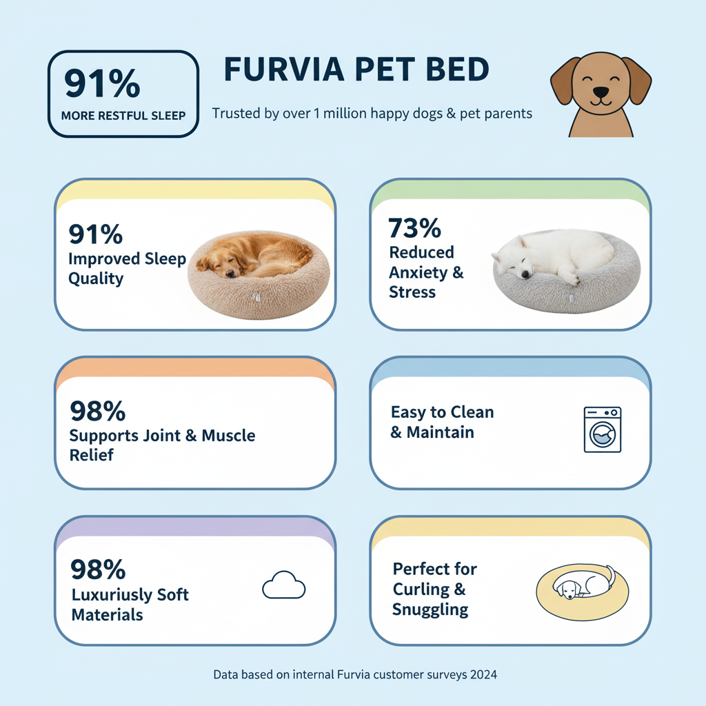 Oatmeal Calming Donut Pet Bed
